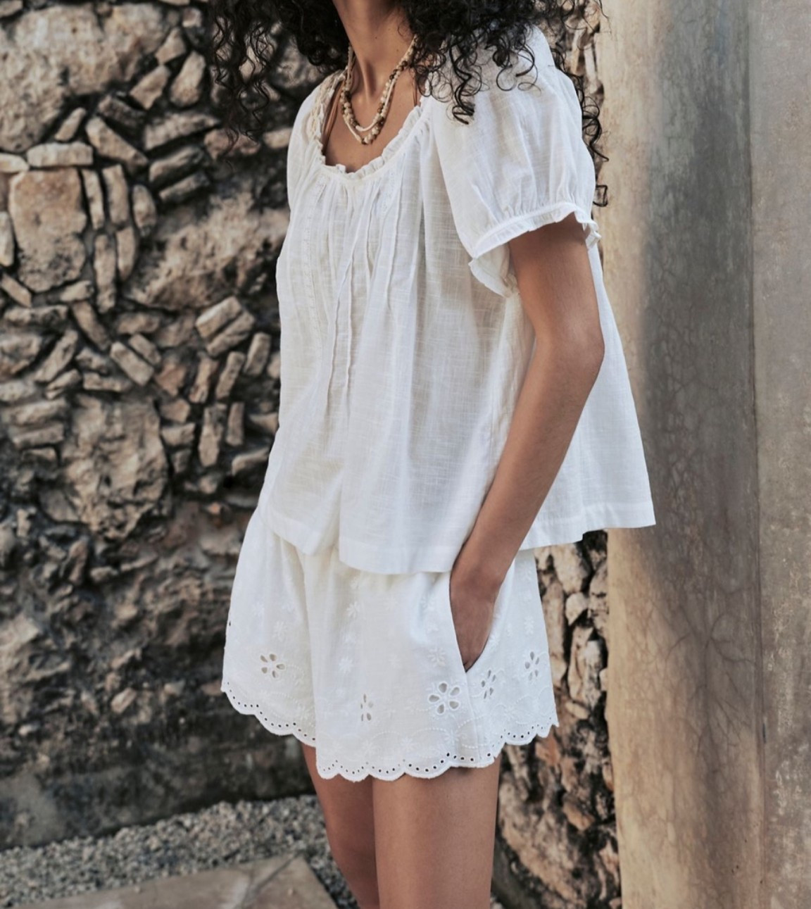 Beautiful cotton set, and such cute closet staples worn separately! I ordered a small! Linked a few summer sets!

#LTKootd