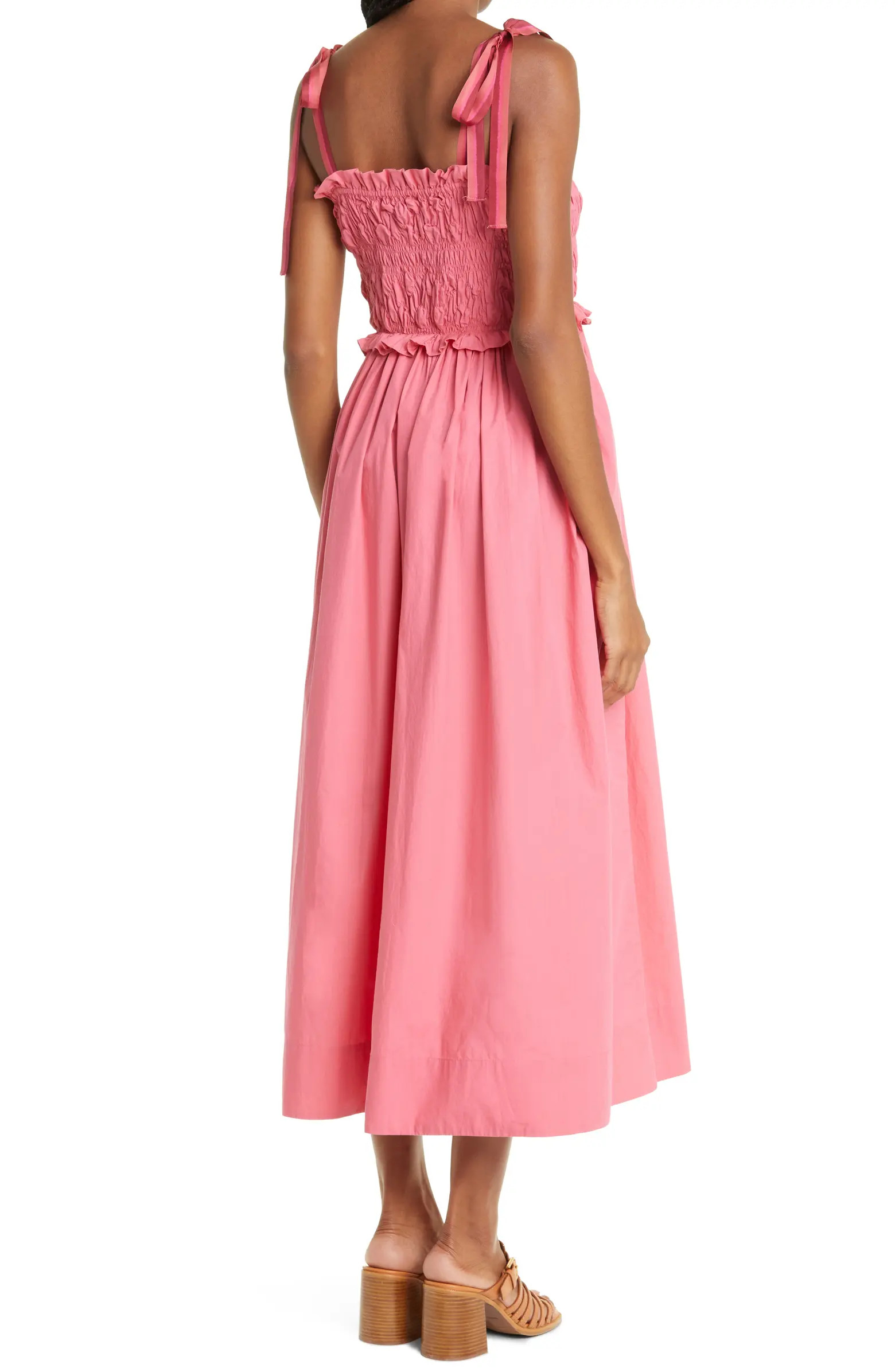 Akshara Smocked Midi Dress | Nordstrom