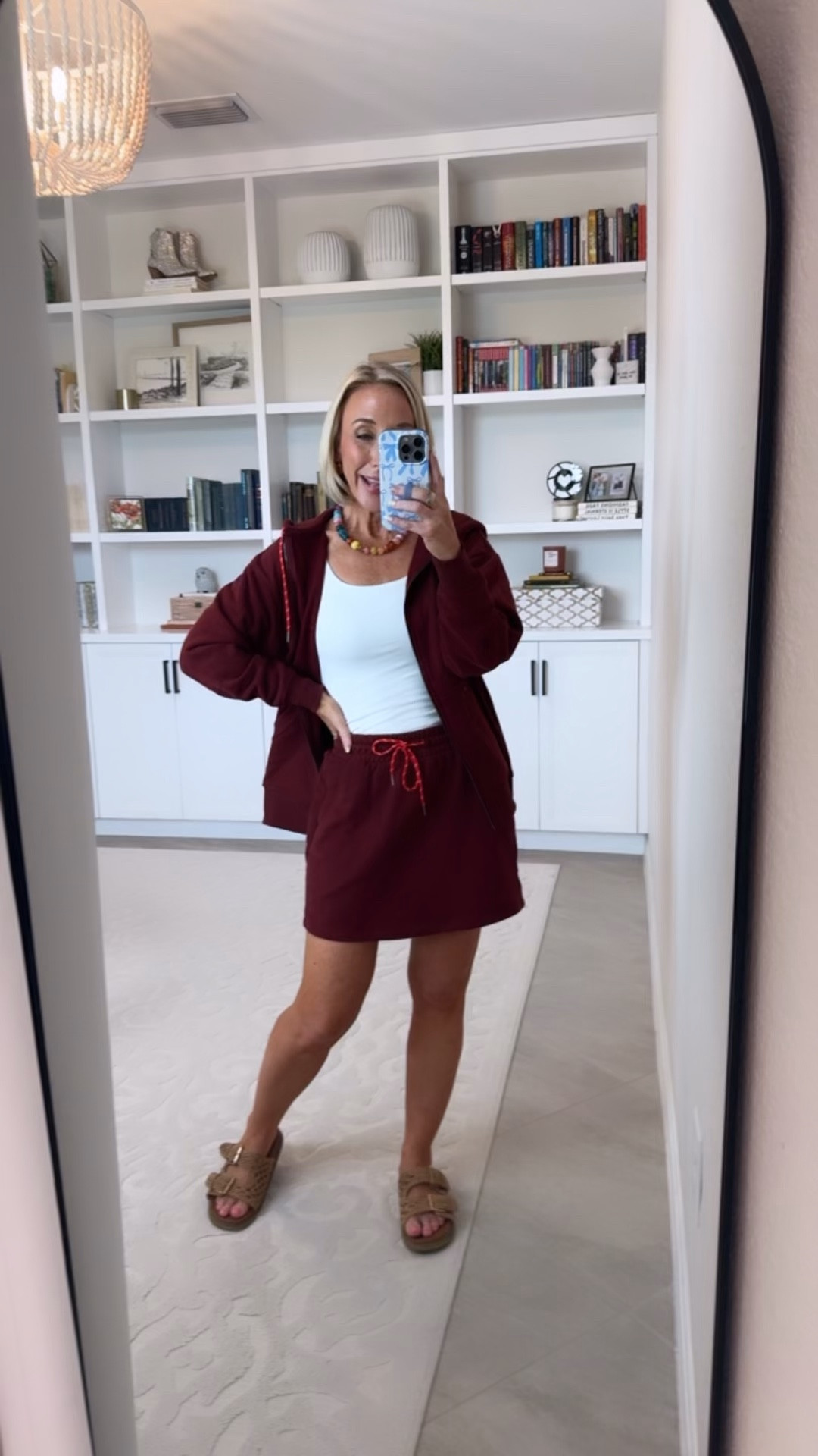 Walmart - part 2. Fleece Drawstring Skort - size XS. $14.98. 4 colors. Full Zip Fleece Hoodie - size XS. $21.98. 4 colors.

#LTKSeasonal #LTKOver40 #LTKActive