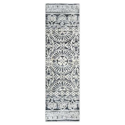 Bee & Willow™ Home Ashby 2' x 7' Runner in Grey/Ivory | Bed Bath & Beyond