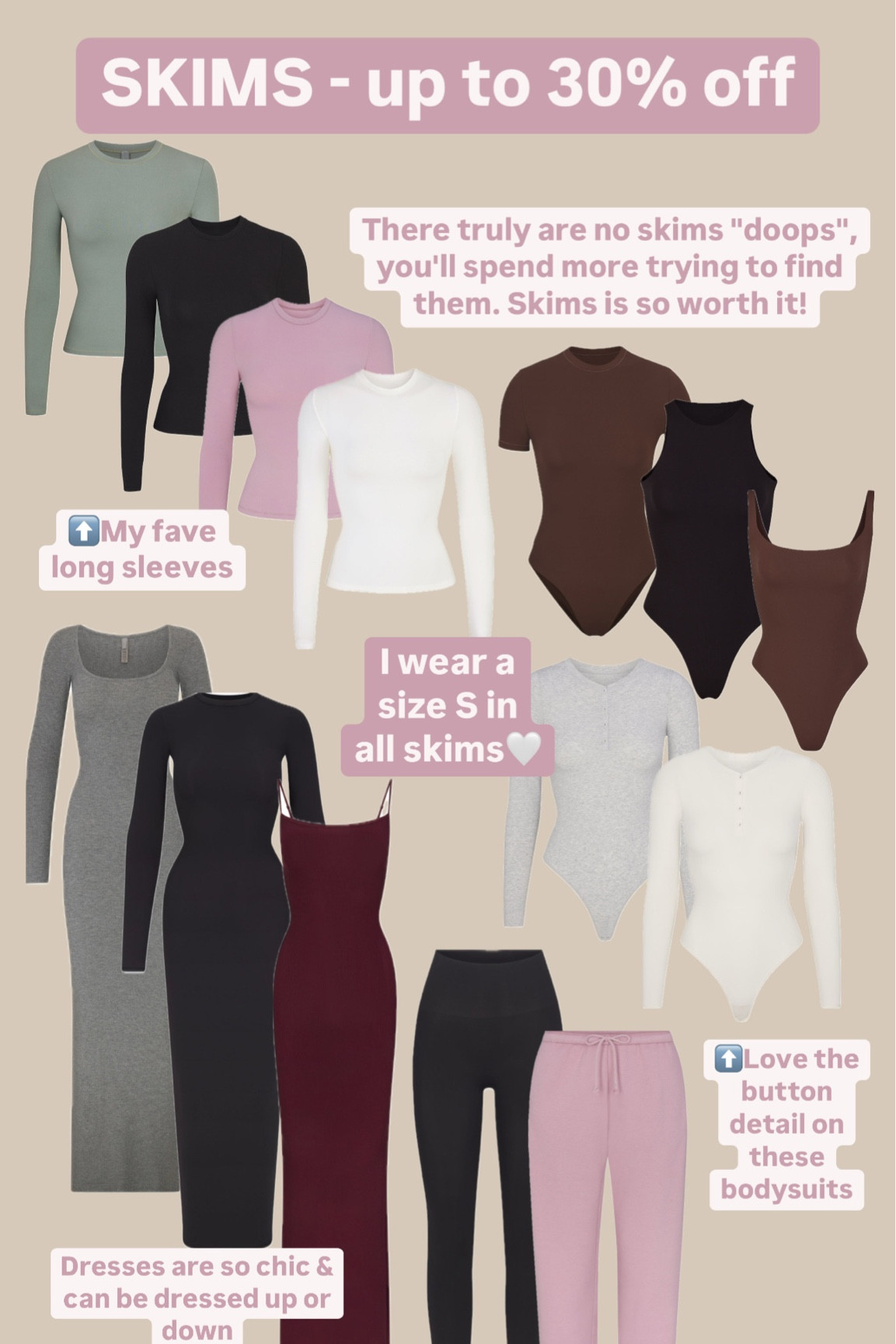 I wear a size small in all skims (I’m a standard UK8)

#LTKcurves #LTKCyberWeek #LTKwinter