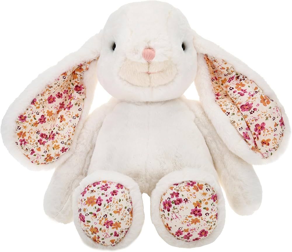 White Bunny Rabbit Stuffed Animal Plush Toy Best Gifts 14-Inch | Amazon (US)