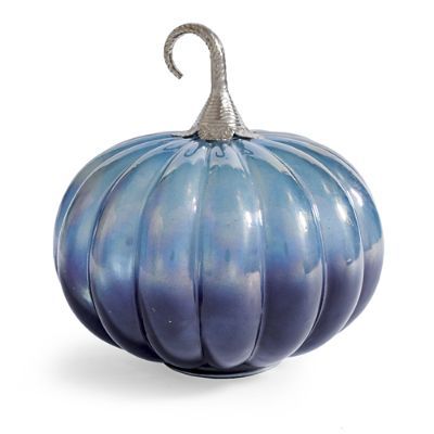 Iridescent Pumpkin with Lights | Grandin Road | Grandin Road