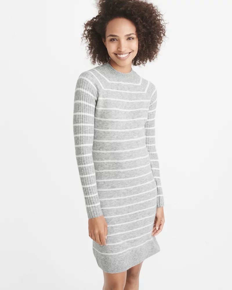 Button-Back Sweater Dress | Abercrombie & Fitch US & UK