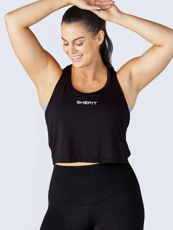 Crop Tank - Black | SHEFIT