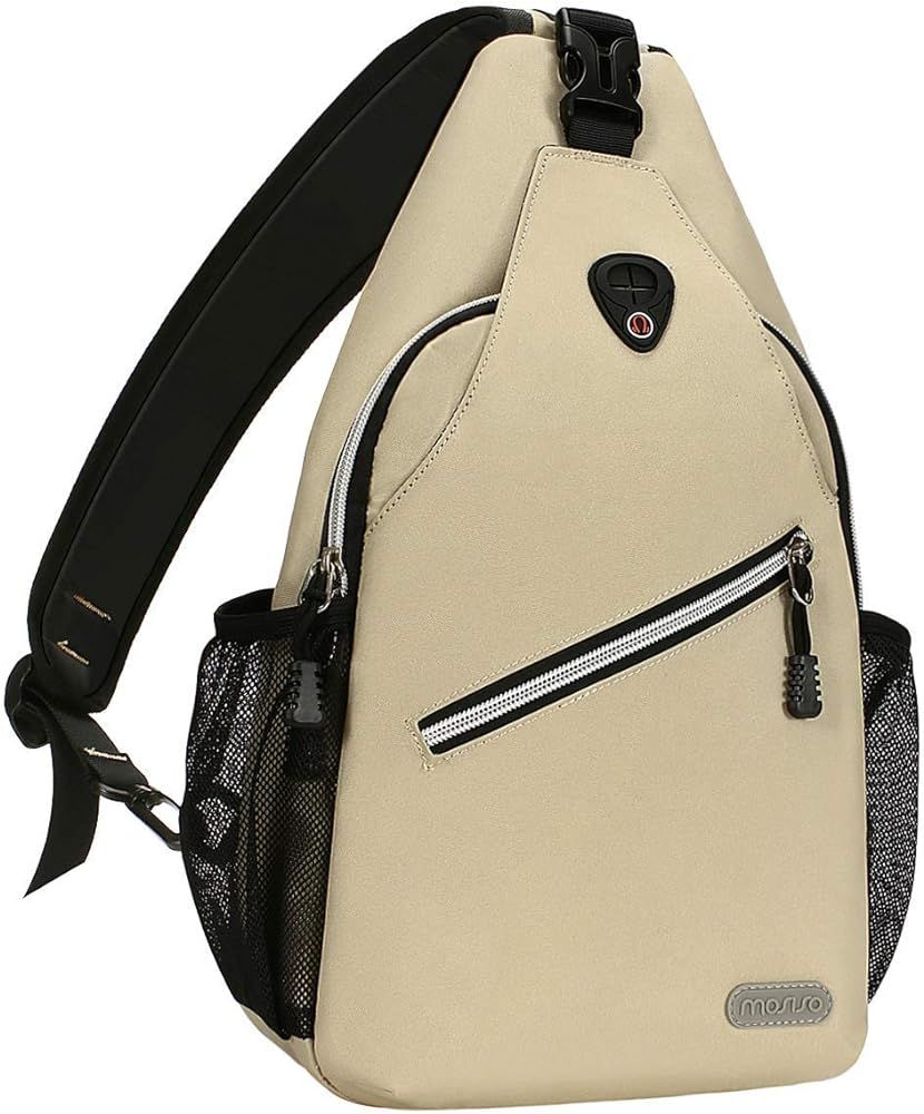 MOSISO Sling Backpack, Multipurpose Crossbody Shoulder Bag Travel Hiking Daypack | Amazon (US)
