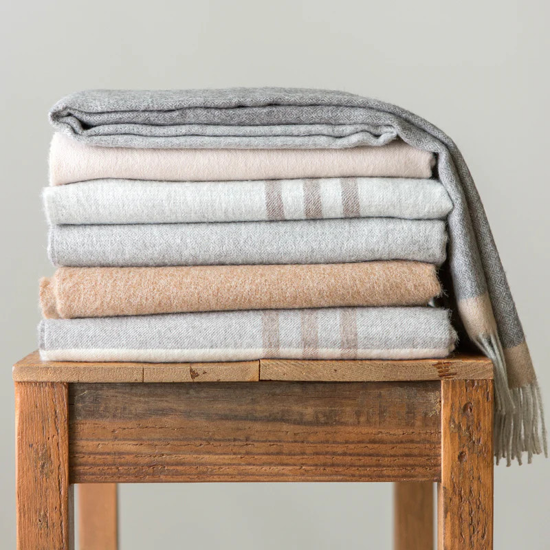 Alpaca Wool Throws | Avocado Mattress