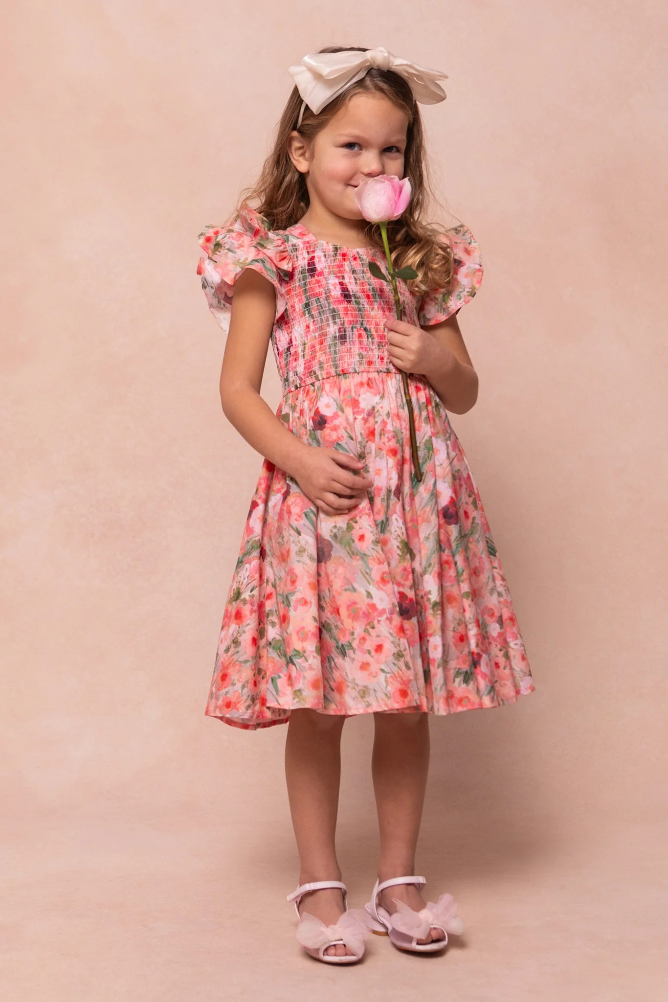 Mini Hattie Dress in Watercolor Floral | Ivy City Co