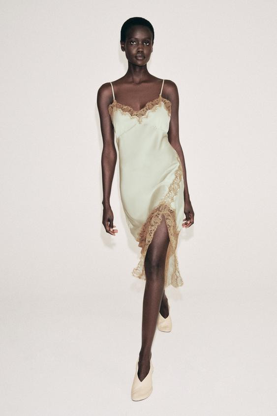 ZW COLLECTION LACE CAMISOLE DRESS | Zara UK