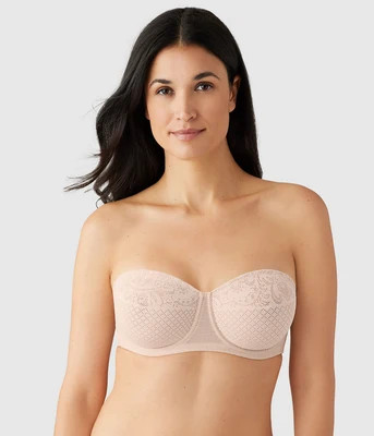 Visual Effects Strapless Minimizer Bra: Sand | Wacoal