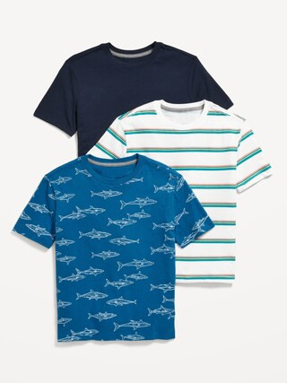 Softest Short-Sleeve T-Shirt 3-Pack for Boys | Old Navy (US)