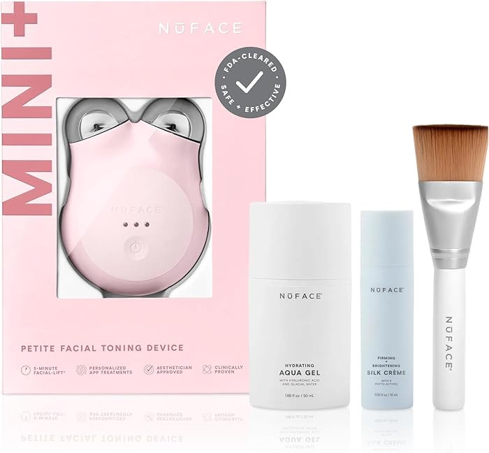 NuFACE MINI+ Microcurrent Facial Device Kit - FDA Cleared Face Sculpting & Skin Tightening Device... | Amazon (US)