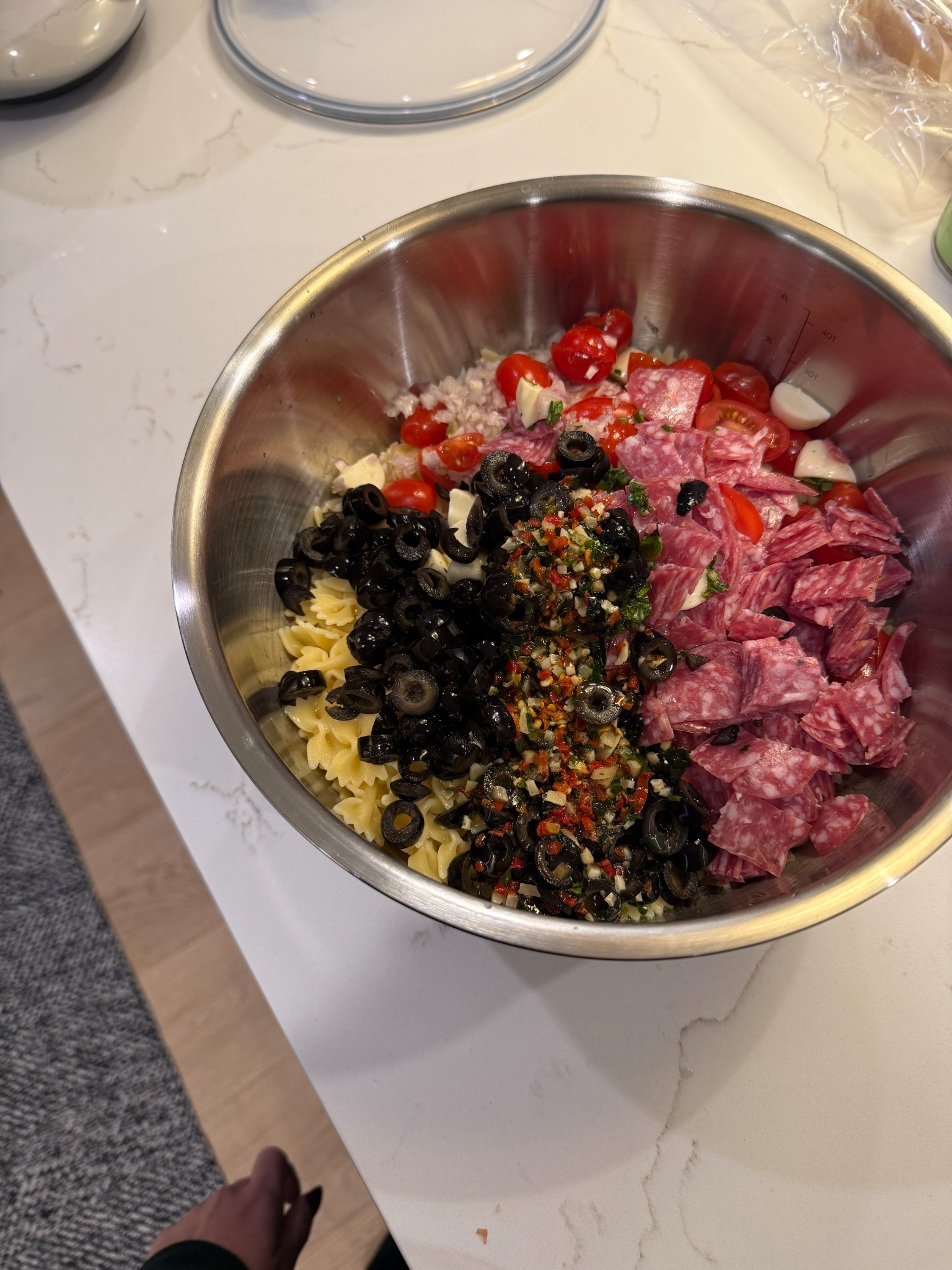 This pasta salad turned out so good! Once you commit to prepping the ingredients, it’s super easy to put together. I cook the pasta for exactly 8 minutes for the perfect el dente texture.


#LTKfoodie #LTKdayinmylife #LTKHome