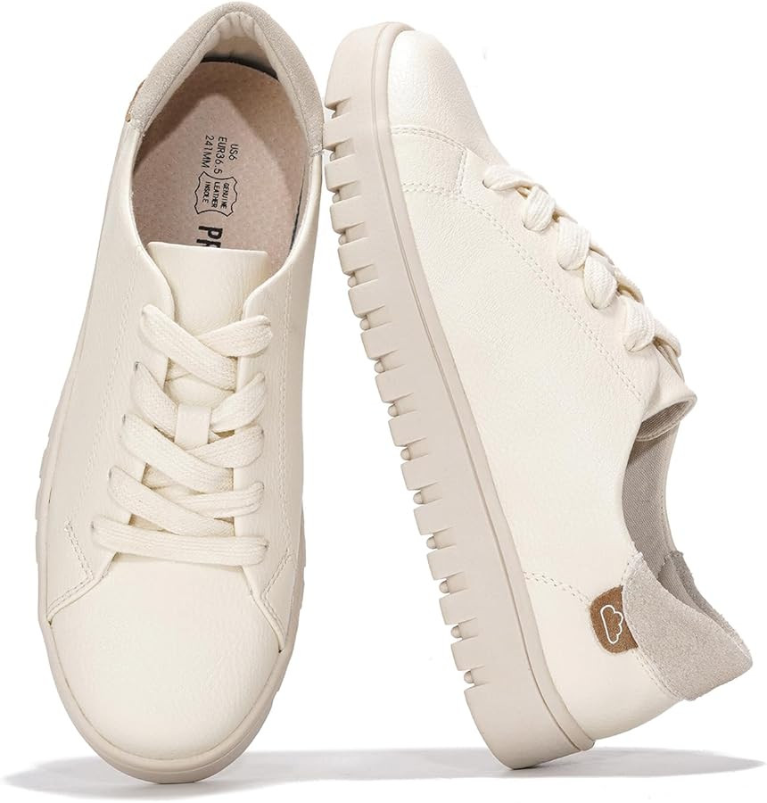 Project Cloud Tennis Shoes Womens Sneakers - Memory Foam Non Slip Fashion Ladies Shoes for Women ... | Amazon (US)