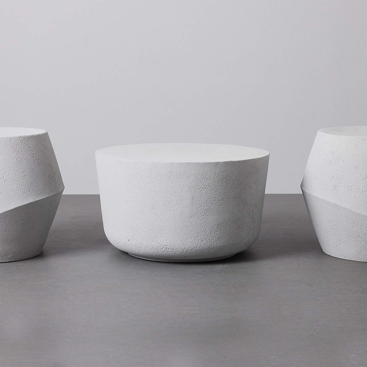 Ella Light Grey 24" Outdoor Coffee Table + Reviews | Crate & Barrel | Crate & Barrel