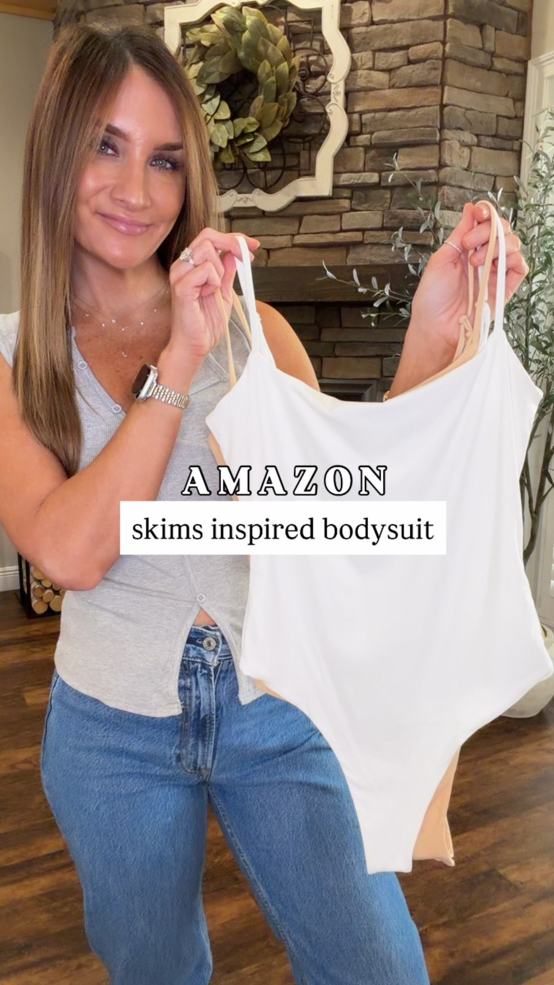 This skims inspired bodysuit from Amaziion will be one of your favorite warm weather basics. Currently 50% off!

Wearing size medium in bodysuit and small in shorts. 

#amazonfashion #amazonfind #viraloutfits #closetstaples #outfitreels #fashioninspo #easyoutfits #styleideas #neutraloutfits #everydayfashion #trendingstyle #ootdlook #warmweathervibes #warmweatherstyle #summerbasics #springbasics #summeroutfitideas #summeroutfitinspo #springoutfitideas #springoutfitinspo #founditonamazonfashion 

#LTKootd #LTKgrwm #LTKmomlife