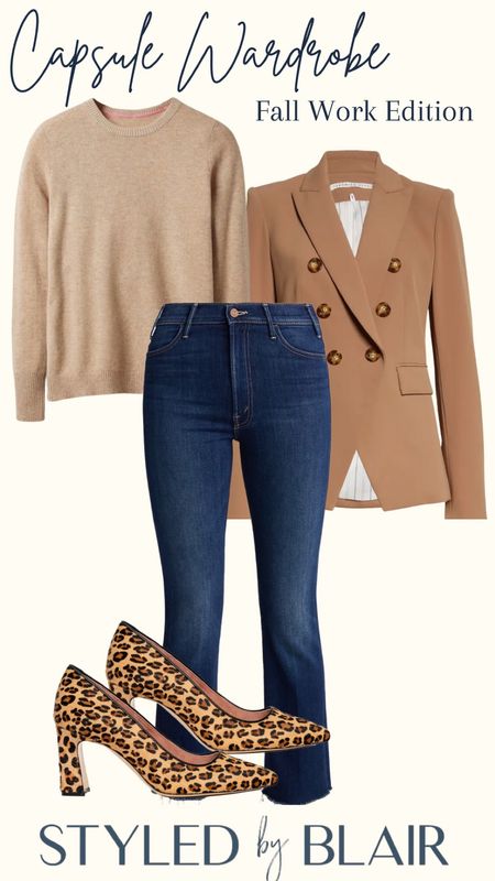 Fall work outfit idea / blazer and jeans / use code blair10 for 10% off at Ally Shoes / the most comfortable heels 

#LTKunder100 #LTKSeasonal #LTKworkwear