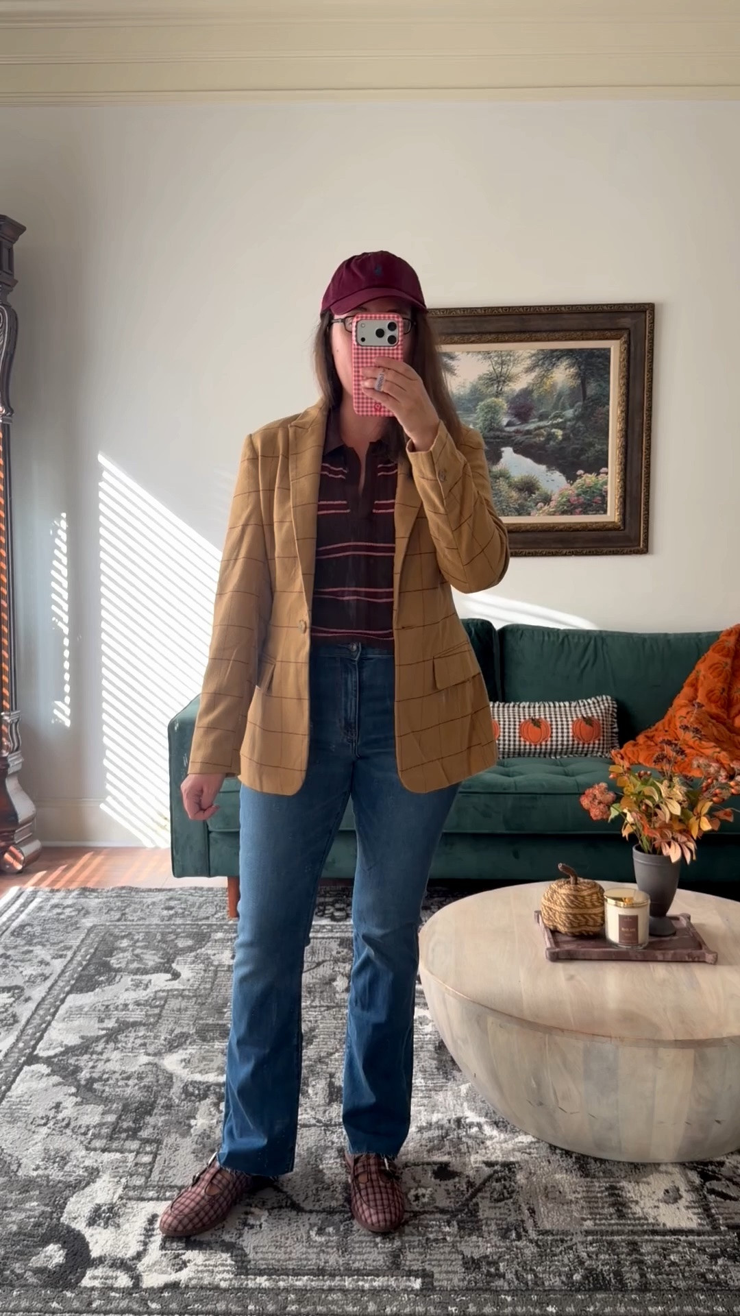 The fit of these jeans is top notch and you won’t believe the price! Only purchase if you like some stretch in your jeans. Wearing my true size (wish I had sized down) and medium in the blazer!

Target sale, AE jeans, Labor Day sales, Fall outfits, Transitional outfits, Early fall fashion, Nordstrom new arrivals, Amazon fall finds, Teacher outfits, Back-to-school outfits, Football game outfit, Tailgate outfit, Labor Day outfits, Sweater weather, Cardigans, Barrel jeans, Wide-leg jeans, Riding boots, Loafers, Ballet flats, Coffee bar decor, Fall home decor, Halloween decor, Mom fall outfits, Casual mom style, Mom capsule wardrobe, Fall family photo outfits, Classic style, Ralph Lauren style, Old money style, New England fall, Cozy fall aesthetic, Amazon favorites, Worth the money, Neutral home decor, Book lover gifts, Coffee bar ideas, Early fall decor, Fall dresses, Fall layers, Denim jackets, Quilted jackets, Leather loafers, Chelsea boots, Matching family outfits, Apple orchard outfit, Pumpkin patch outfit, Cozy sweaters, Fall handbags

#LTKootd #LTKSaleAlert #LTKSeasonal