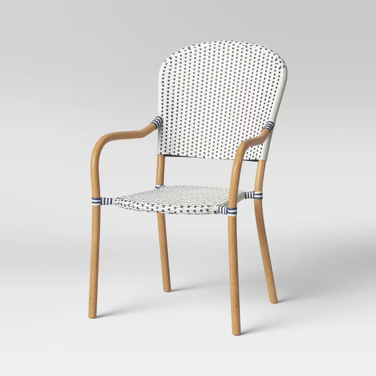 French Bistro Stacking Patio Accent Chair - Threshold™ | Target