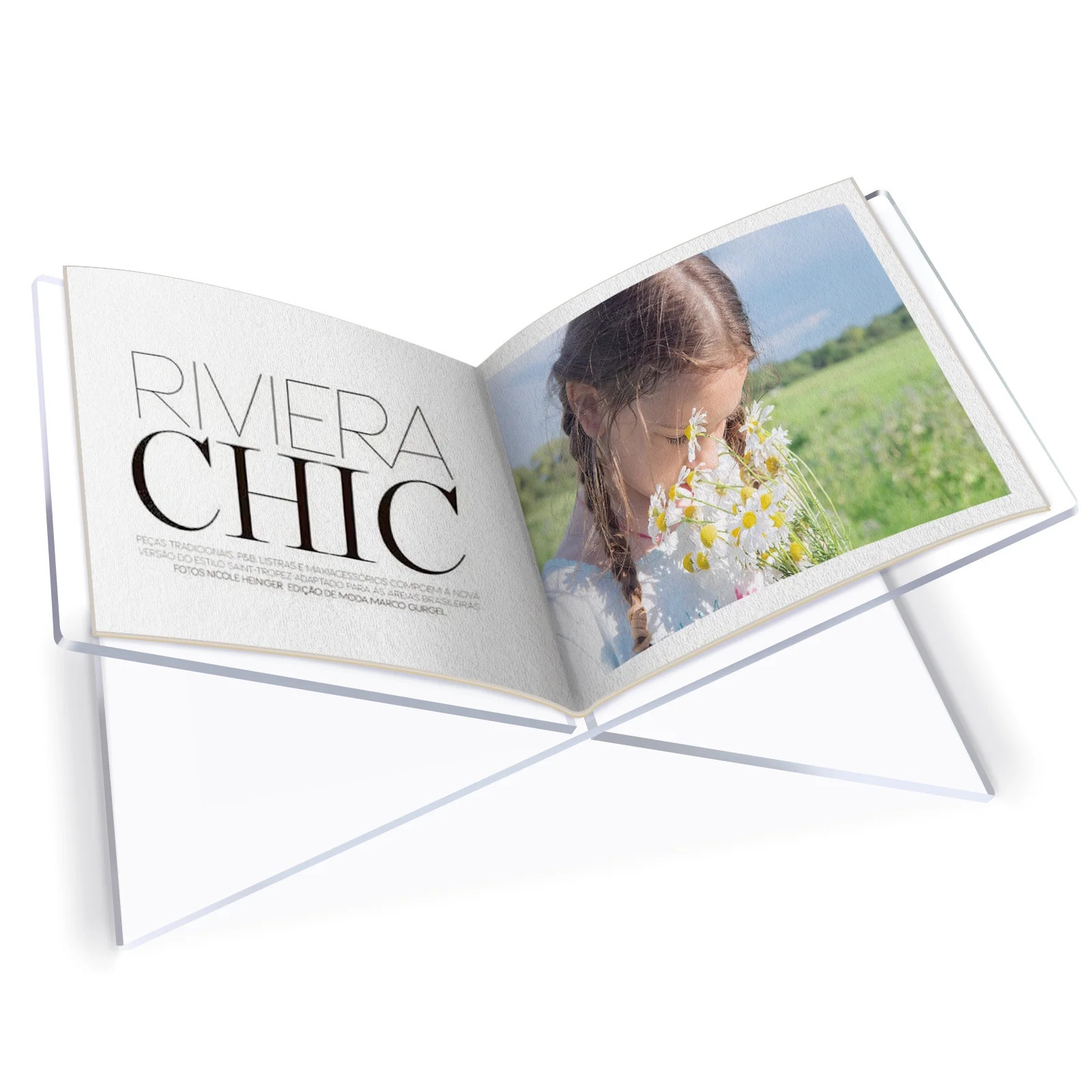 1 Piece X Shaped Acrylic Book Stand, Clear Open Book Holder, Transparent Magazine Cookbook Recipe... | Walmart (US)