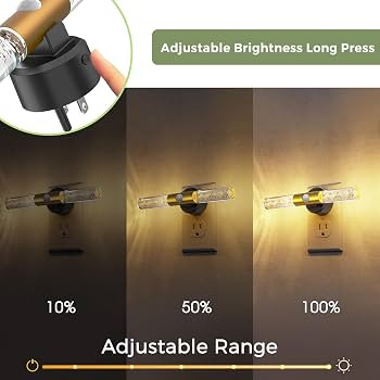 L LOHAS LED Motion Sensor Night Light, Amber-3000K-5000K, Rotating, 2 Pack | Amazon (US)