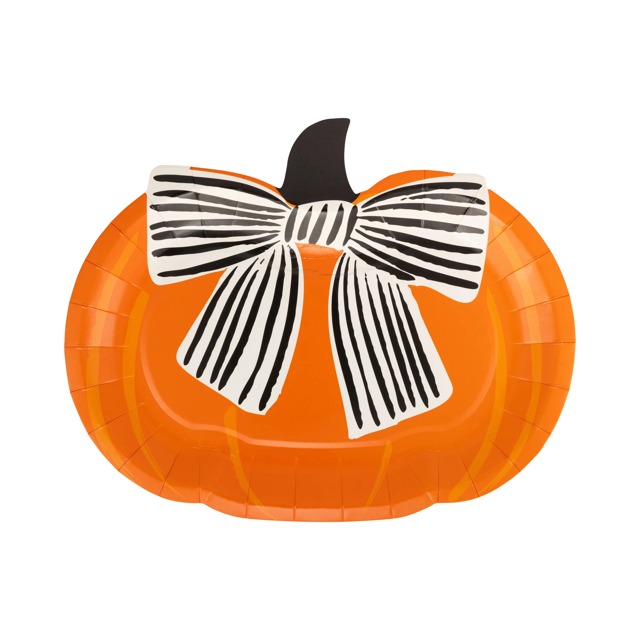 Bow Pumpkin Plate | My Mind's Eye