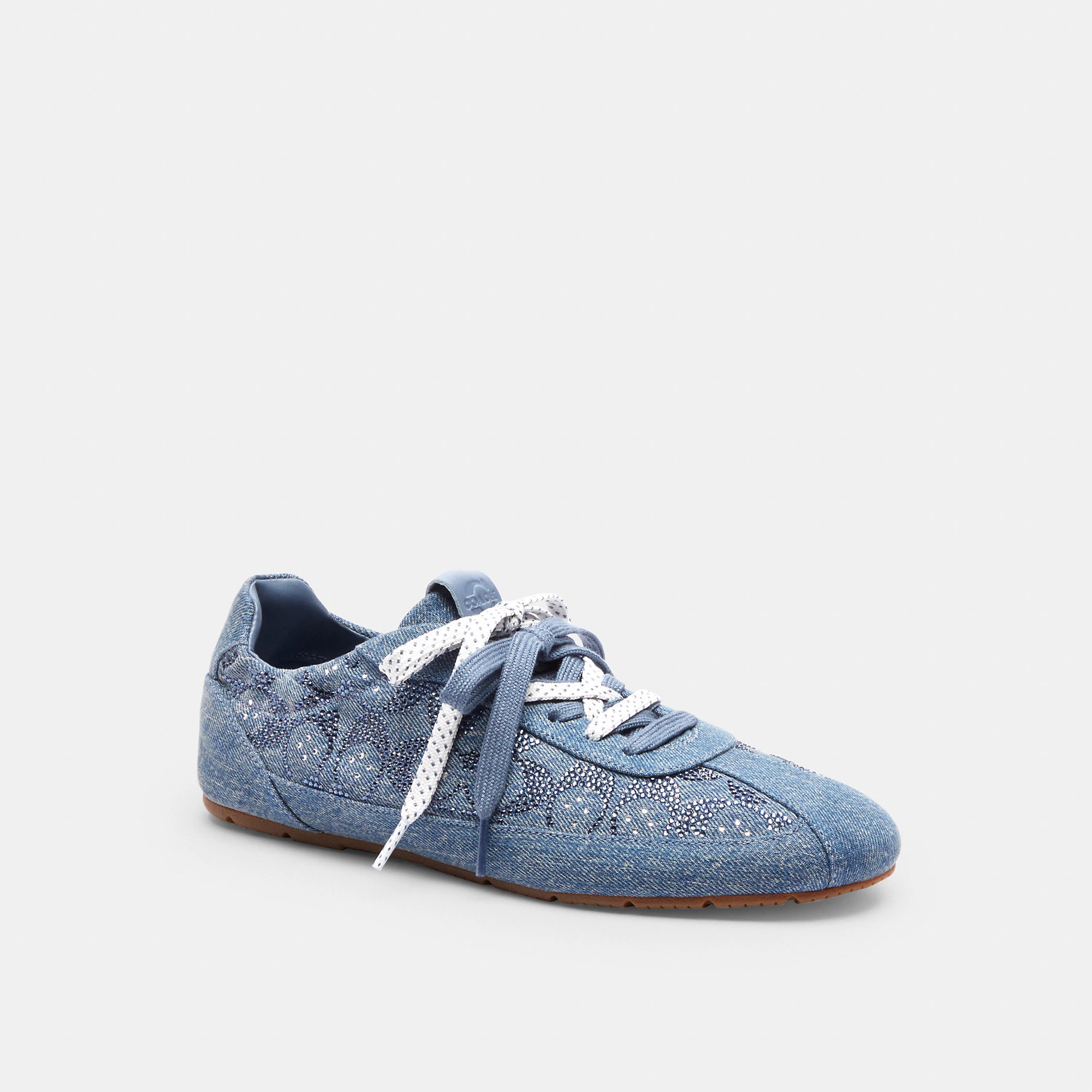 Coach Soft Sneaker In Signature Denim - Women's Size 11 - Denim Blue | Coach (US)