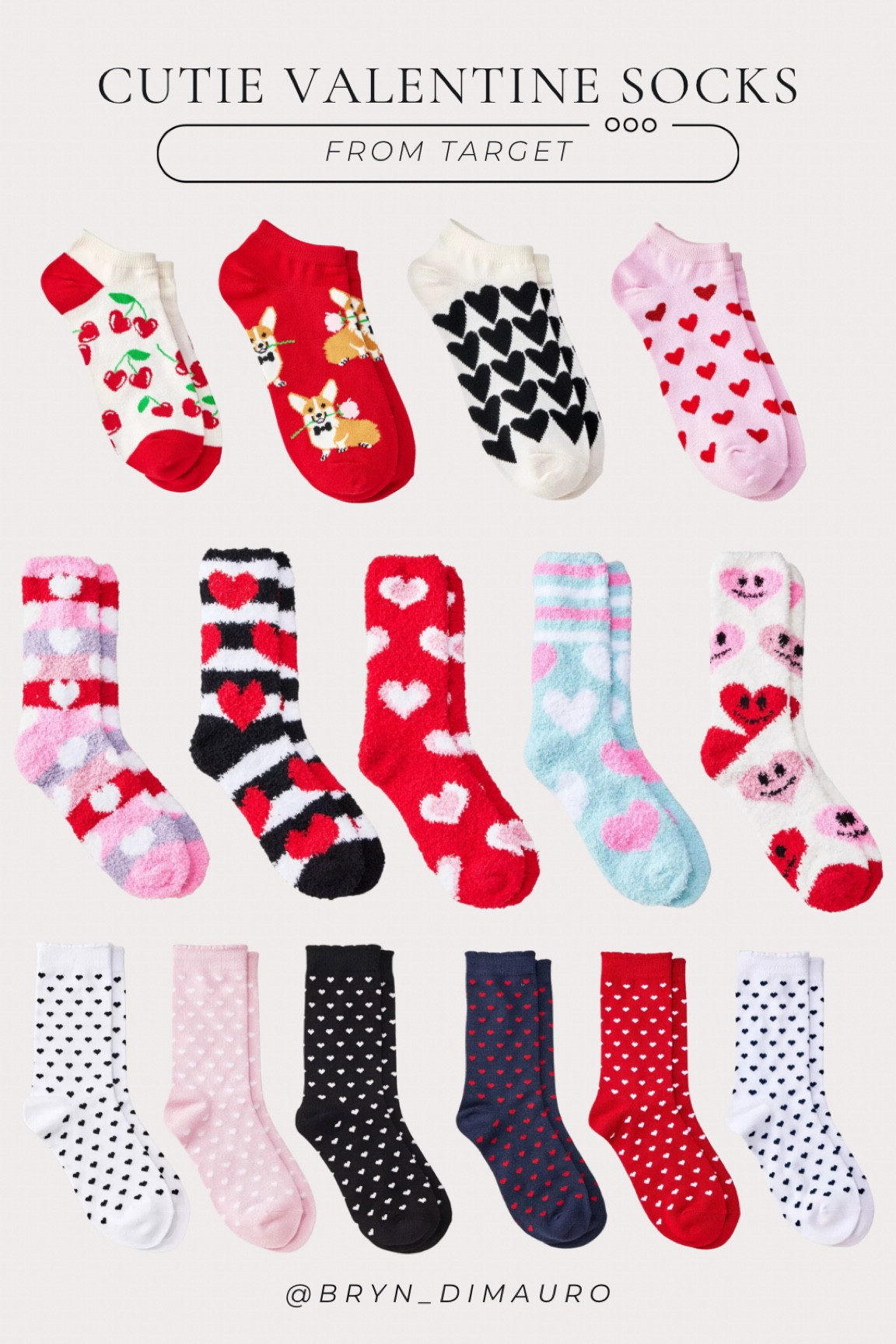 CUTE Valentine’s Socks from Target all under $10 ❤️🩷❤️

#LTKFindsUnder50 #LTKStyleTip