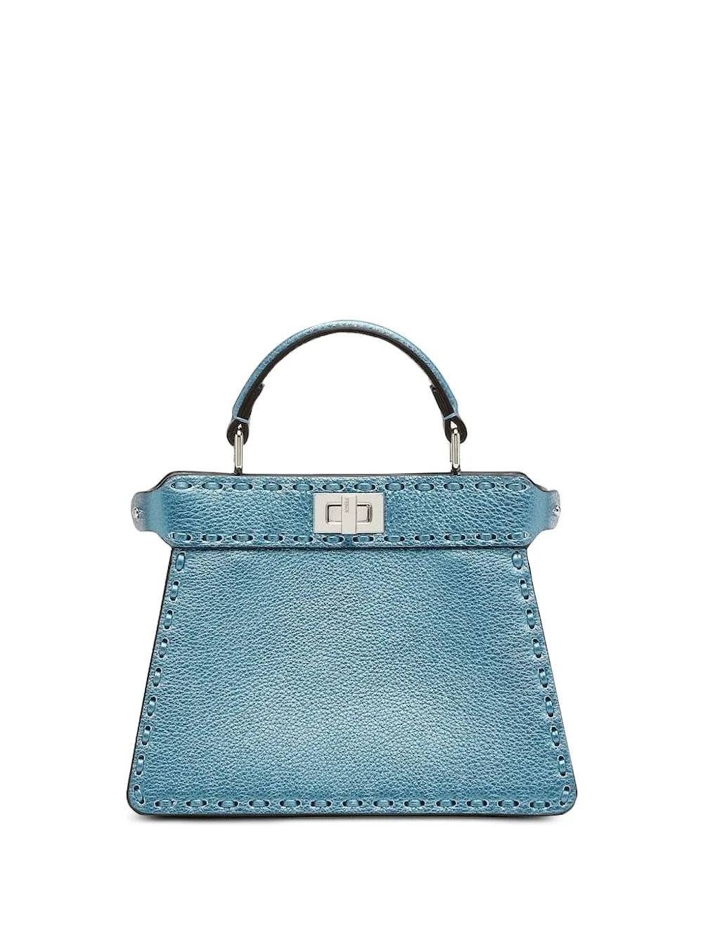 FENDI small Peekaboo ISeeU tote bag - Blue | Farfetch Global