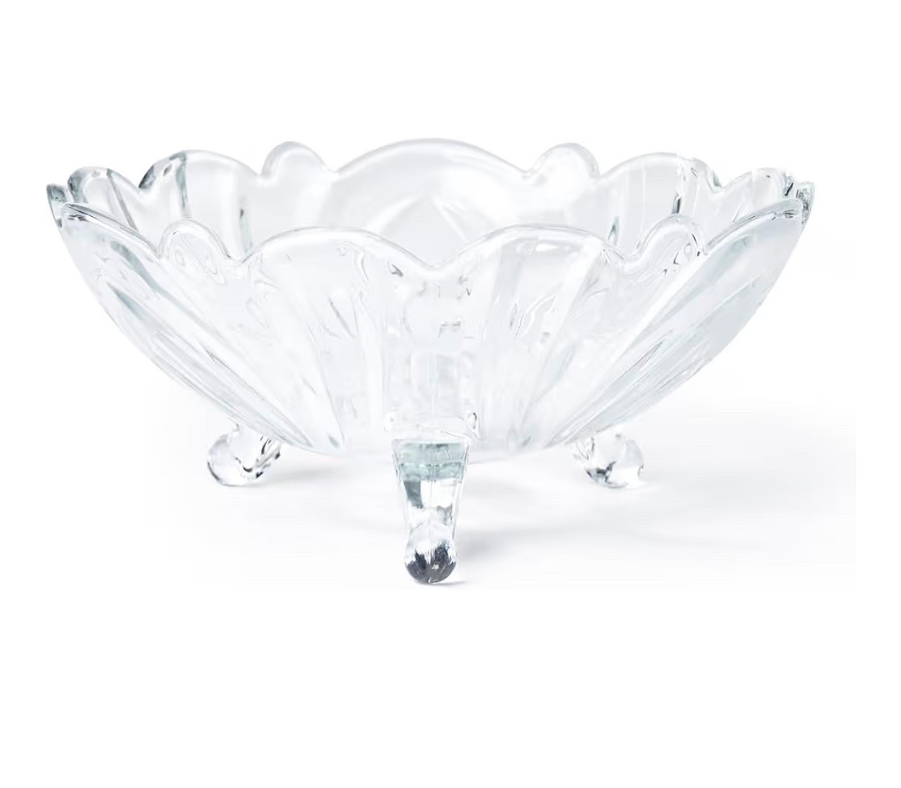 Fruit Bowl for Kitchen Counter Decor - Clear 3 Corners Pedestal Glass Candy Bowl Decorative 9"


#LTKHome #LTKSeasonal #LTKdayinmylife