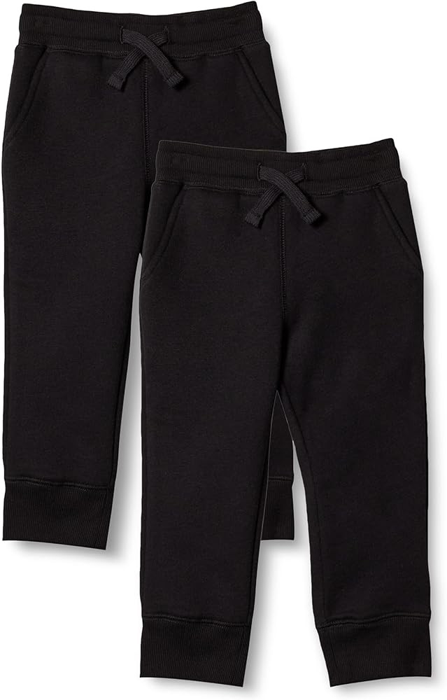 Amazon Essentials Boys and Toddlers' Fleece Jogger Sweatpants, Multipacks | Amazon (US)