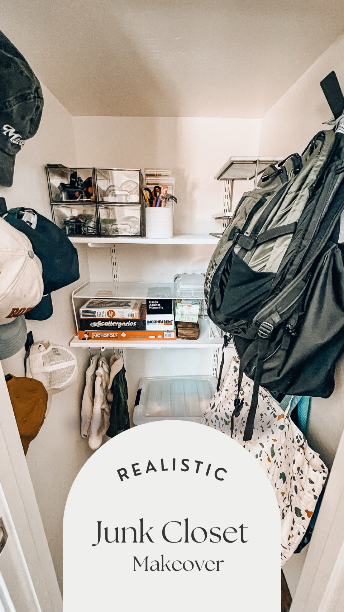 Transforming my junk closet into a more functional space for our family! 

#LTKfindsunder50 #LTKkids #LTKhome