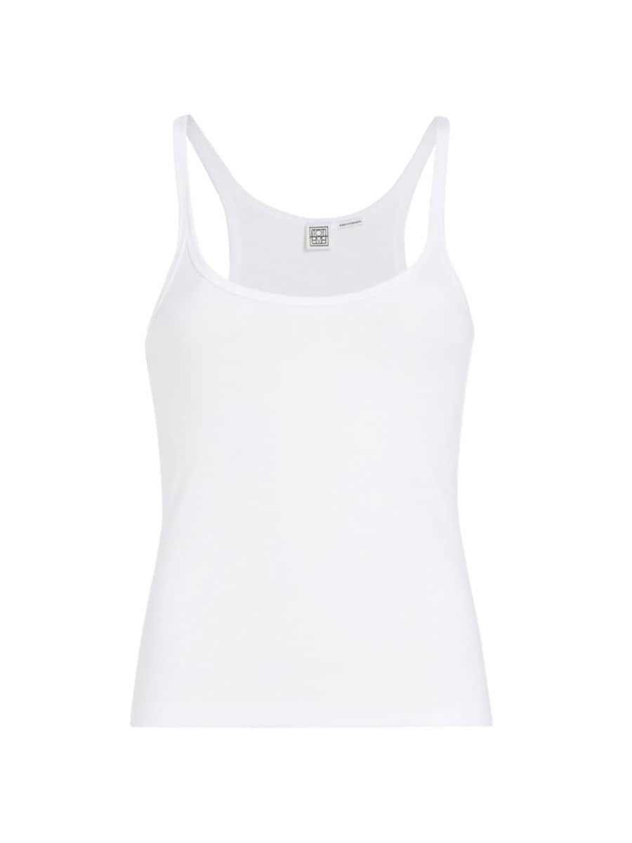 Scoopneck Rib-Knit Tank | Saks Fifth Avenue