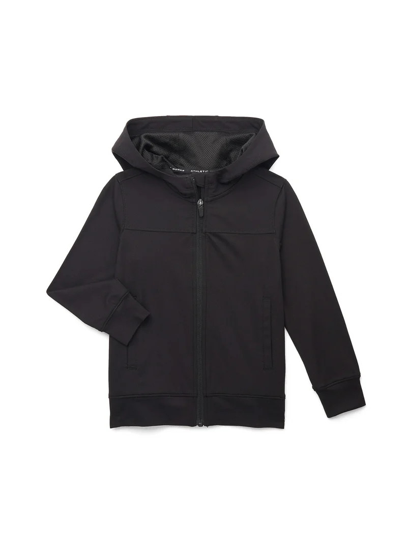 Athletic Works Boys Knit Performance Jacket, Sizes 4-18 - Walmart.com | Walmart (US)