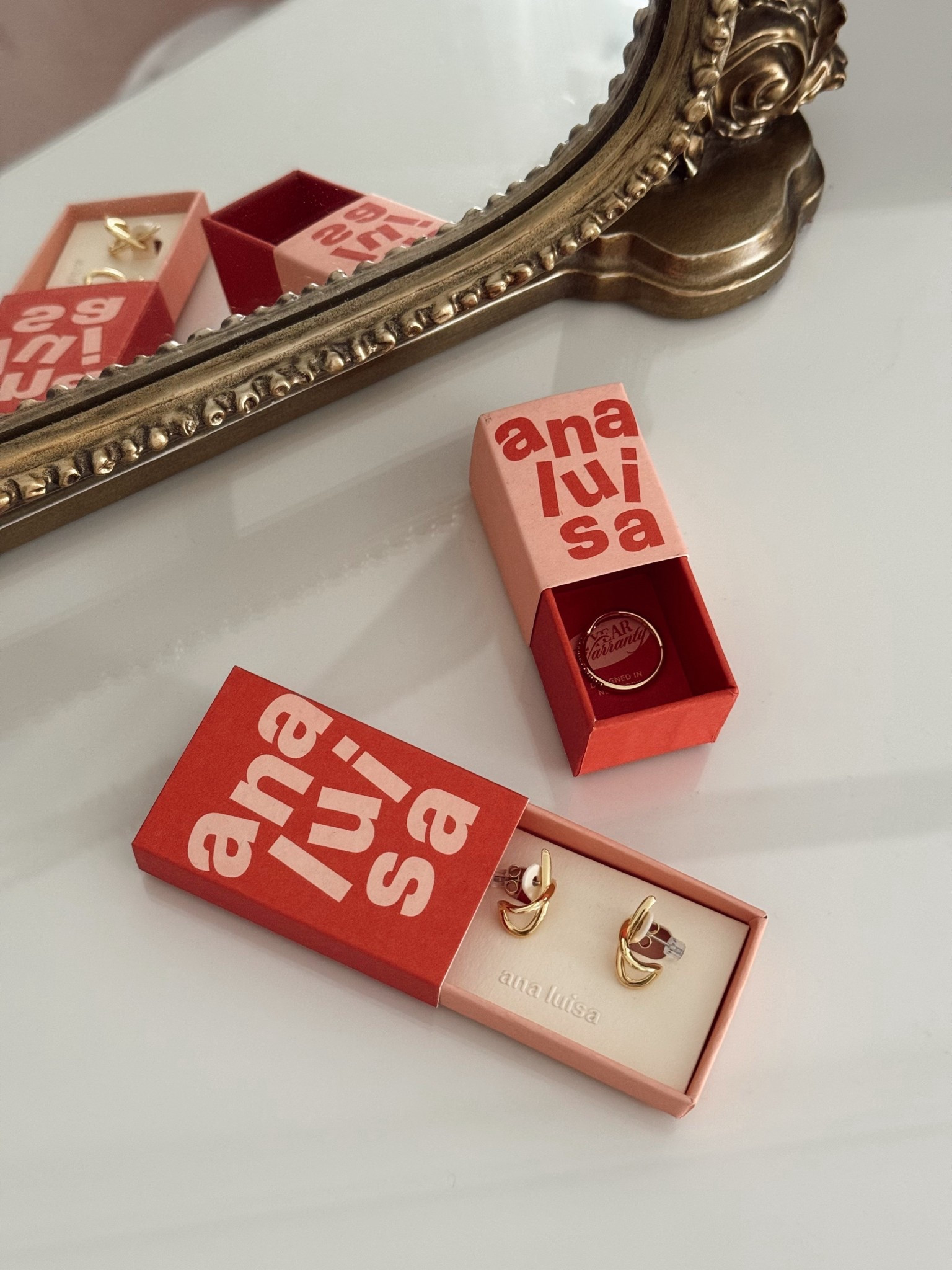 Ana Luisa earrings and ring

Elevated summer staples that are water resistant and tarnish proof

Earrings, ring, jewelry, gold stud earrings 

#LTKFindsUnder100 #LTKStyleTip #LTKGiftGuide