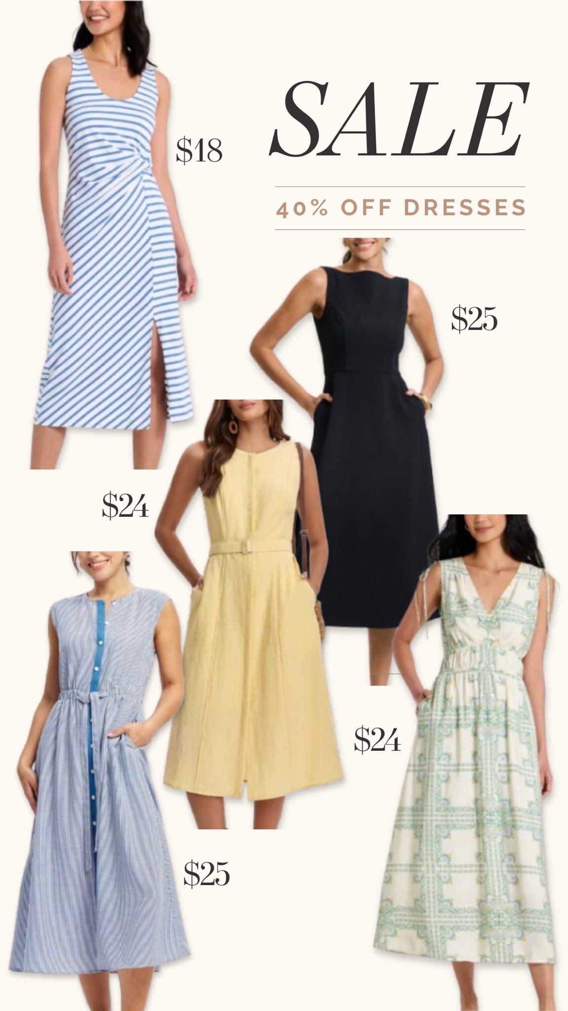 Up to 40% off women’s dresses at Target!