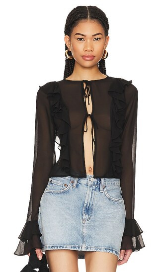 Melissa Top in Black | Revolve Clothing (Global)