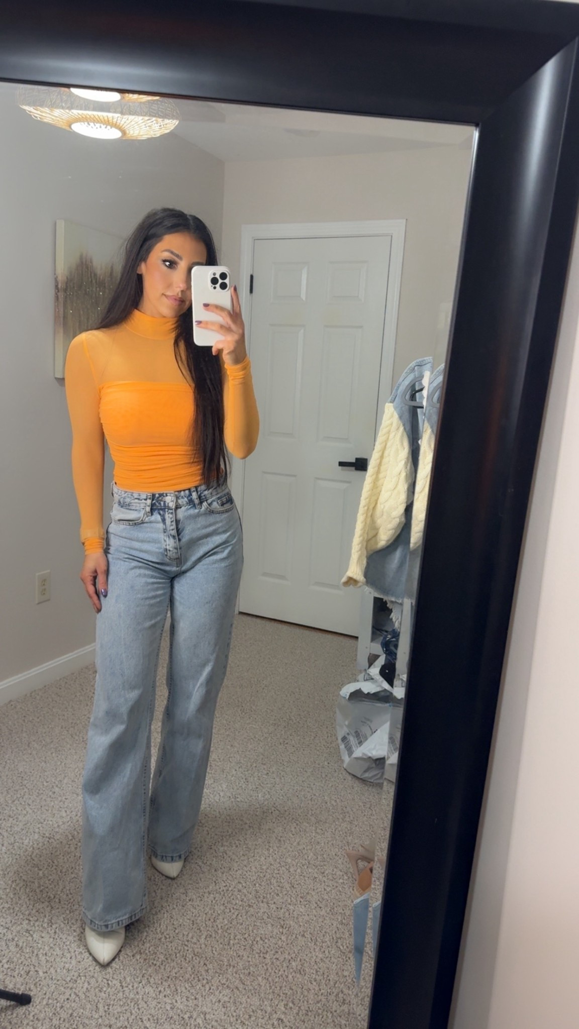 OOTD
Bright orange mesh top


#LTKootd #LTKFindsUnder50 #LTKSeasonal