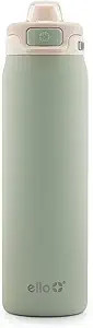 Ello Pop & Fill Stainless Steel Water Bottle with Quick Fill Technology, Double Walled Vacuum Ins... | Amazon (US)