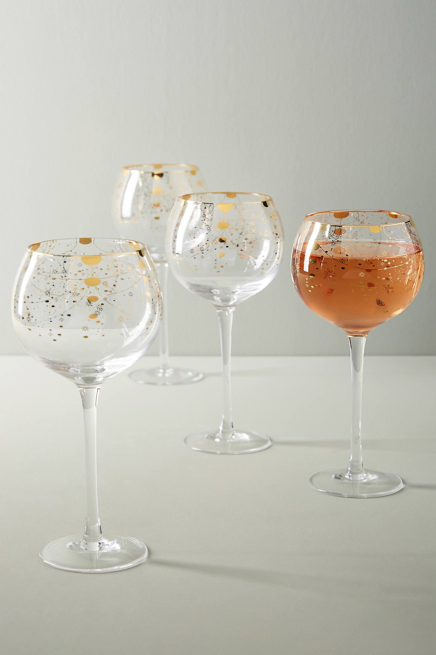 Celine Wine Glasses, Set of 4 | Anthropologie (US)