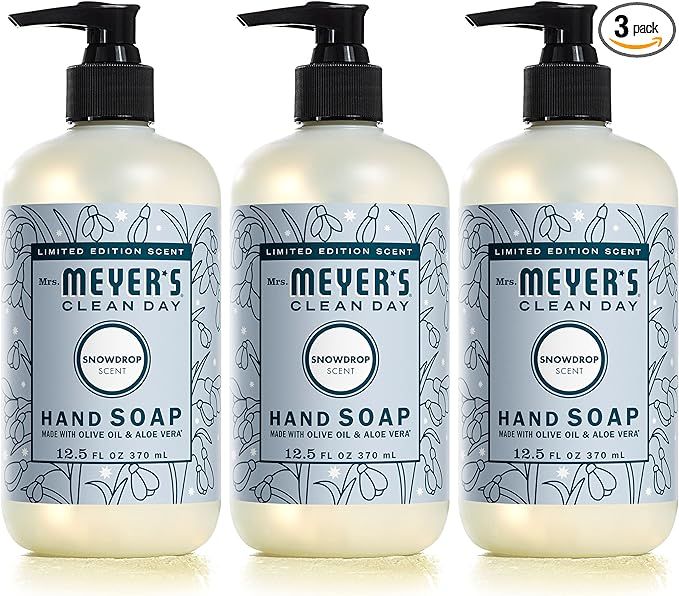 Mrs. Meyer's Clean Day Liquid Hand Soap, Cruelty Free and Biodegradable Hand Wash Formula Made wi... | Amazon (US)