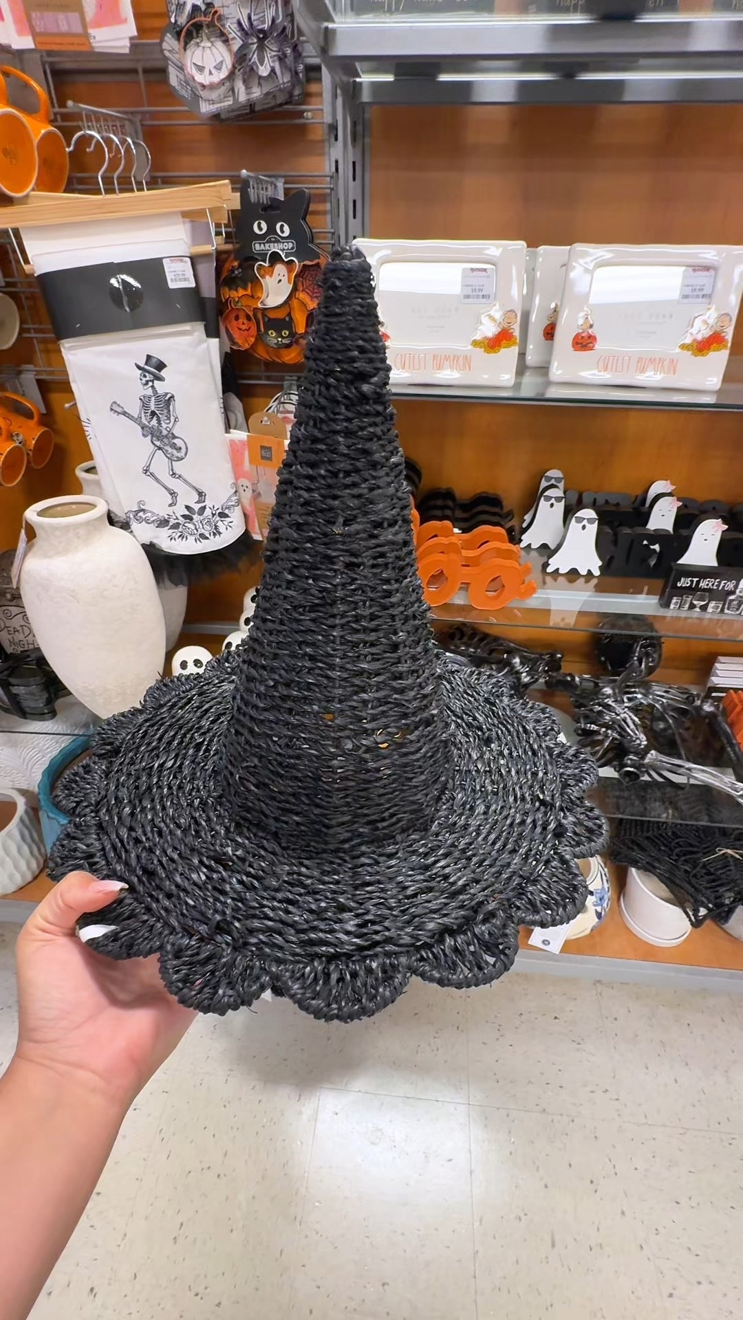 Obsessed with the scalloped edge on this witch hat! 

Witch hat, Halloween decor 

#LTKSeasonal #LTKFindsUnder50 #LTKHome