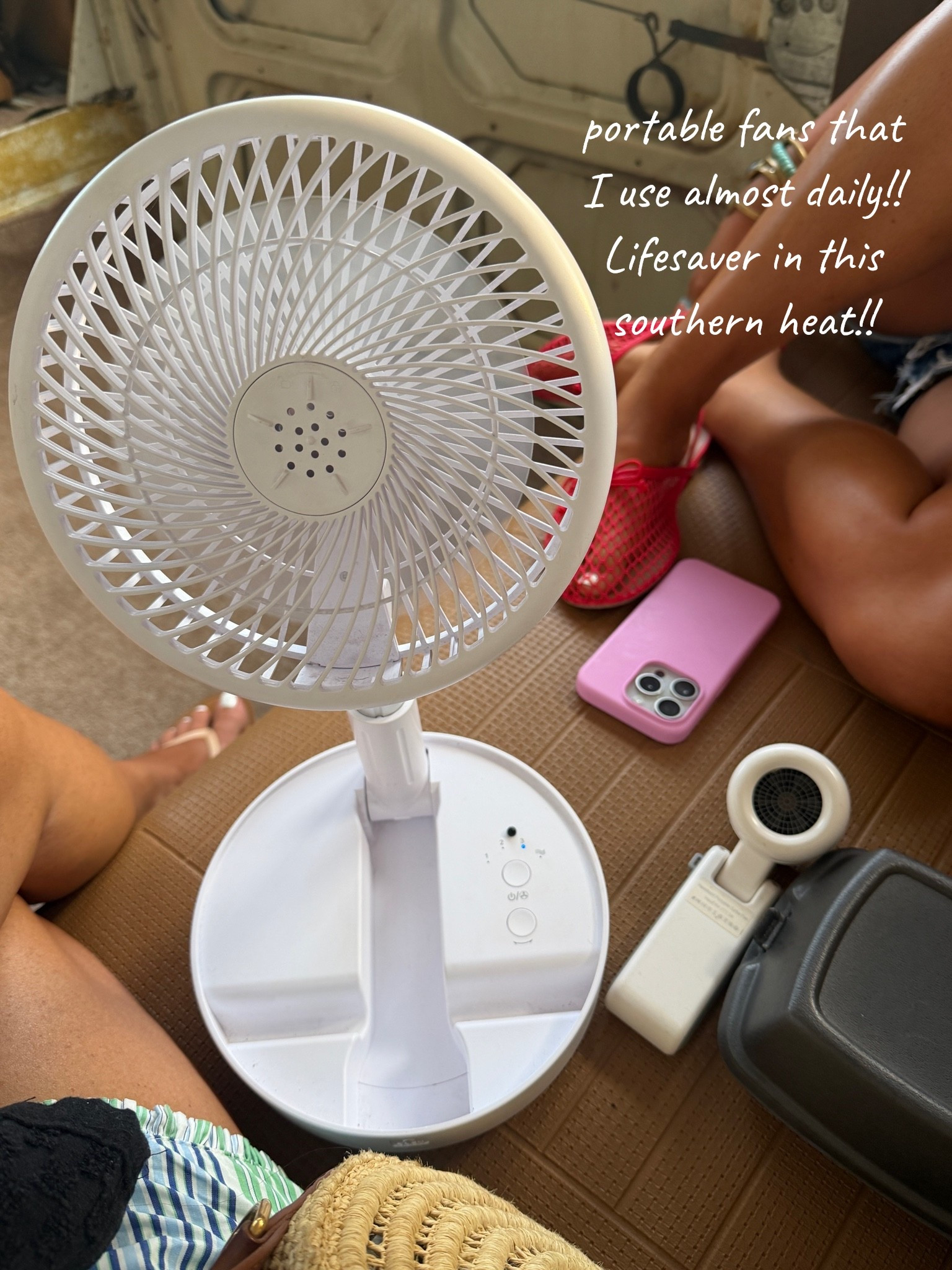 These two portable fans are lifesavers over and over!!