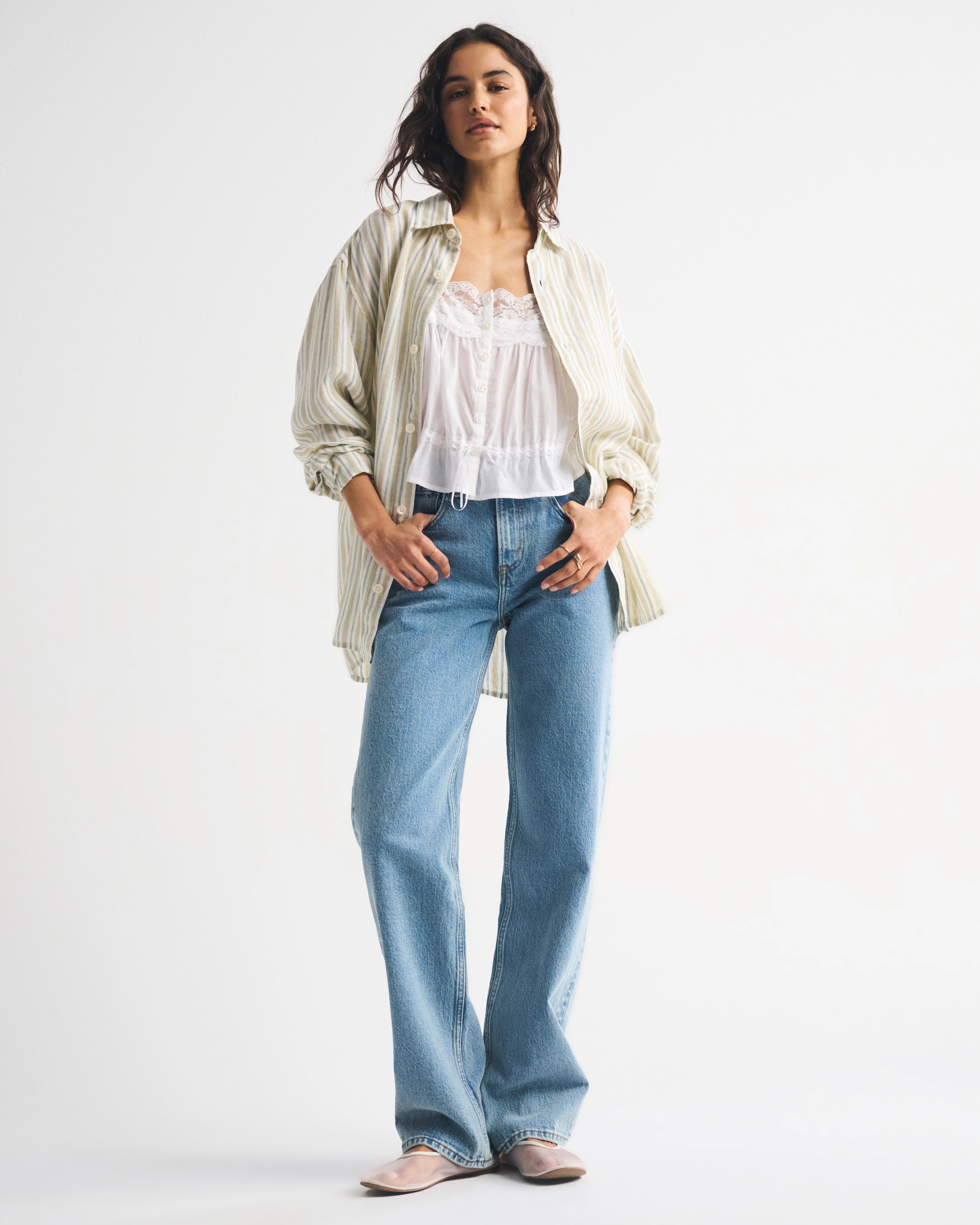 High Rise 90s Relaxed Jean | Abercrombie & Fitch (US)