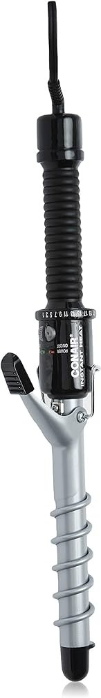 Conair Instant Heat Spiral 3/4-Inch Curling Iron, spiral guide on barrel to help achieve spiral c... | Amazon (US)