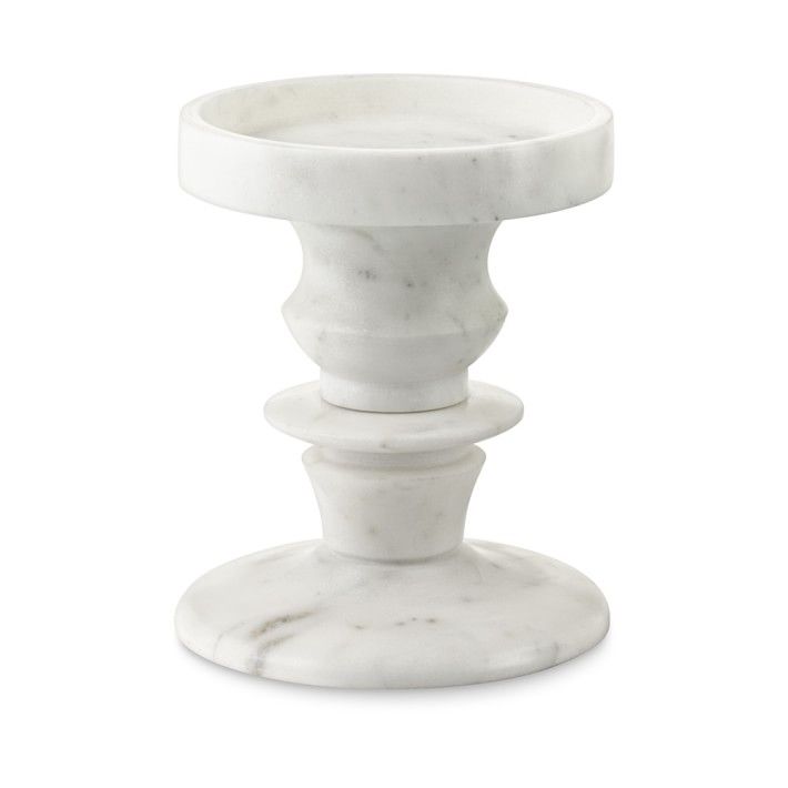 Marble Pillar Candleholder, Small | Williams-Sonoma
