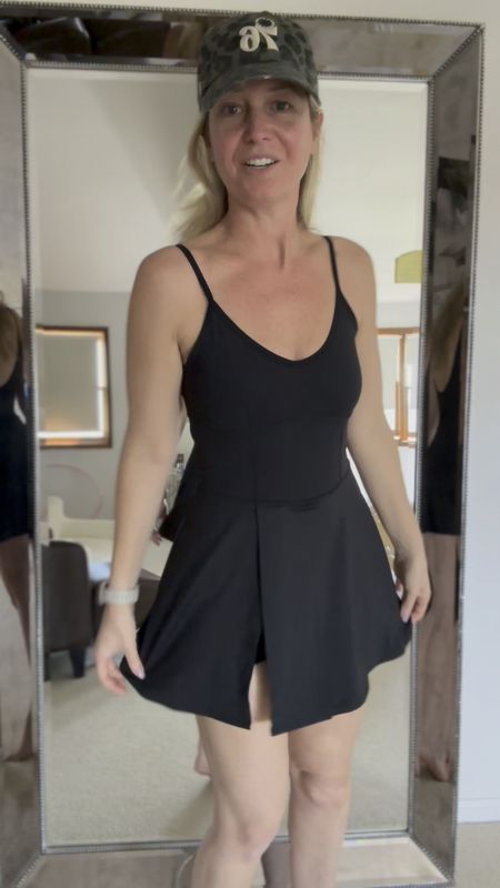 Target did it again for this corset styled active dress by joy lab! $40 and comes in black white and green! Has built in shorts too. I'm wearing a small. #tennisdress #targetfinds #targetmoms 

#LTKstyletip #LTKfindsunder50 #LTKfitness