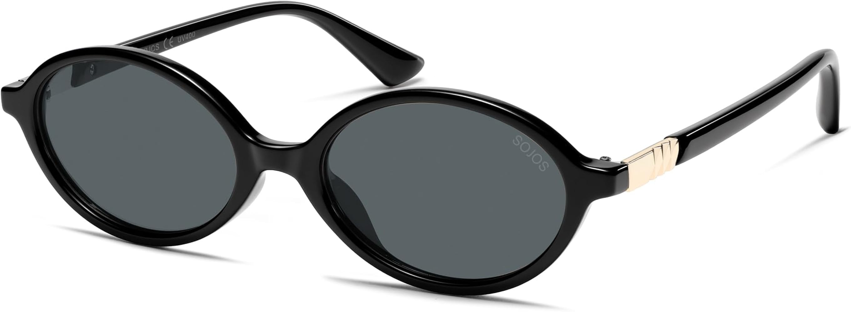 SOJOS Polarized Retro Oval Sunglasses for Women, Chic Vintage 90s Y2K Sunnies UV400 Trendy Design... | Amazon (US)