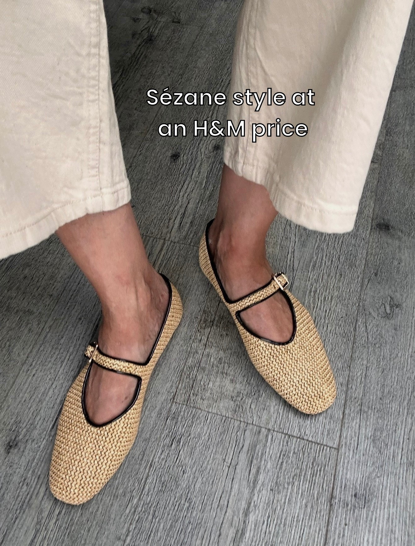 These gorgeous Mary Jane’s are so comfy and give all the Sézane vibes at an H&M price. I sized up x 1

#LTKspring #LTKuk #LTKover50style