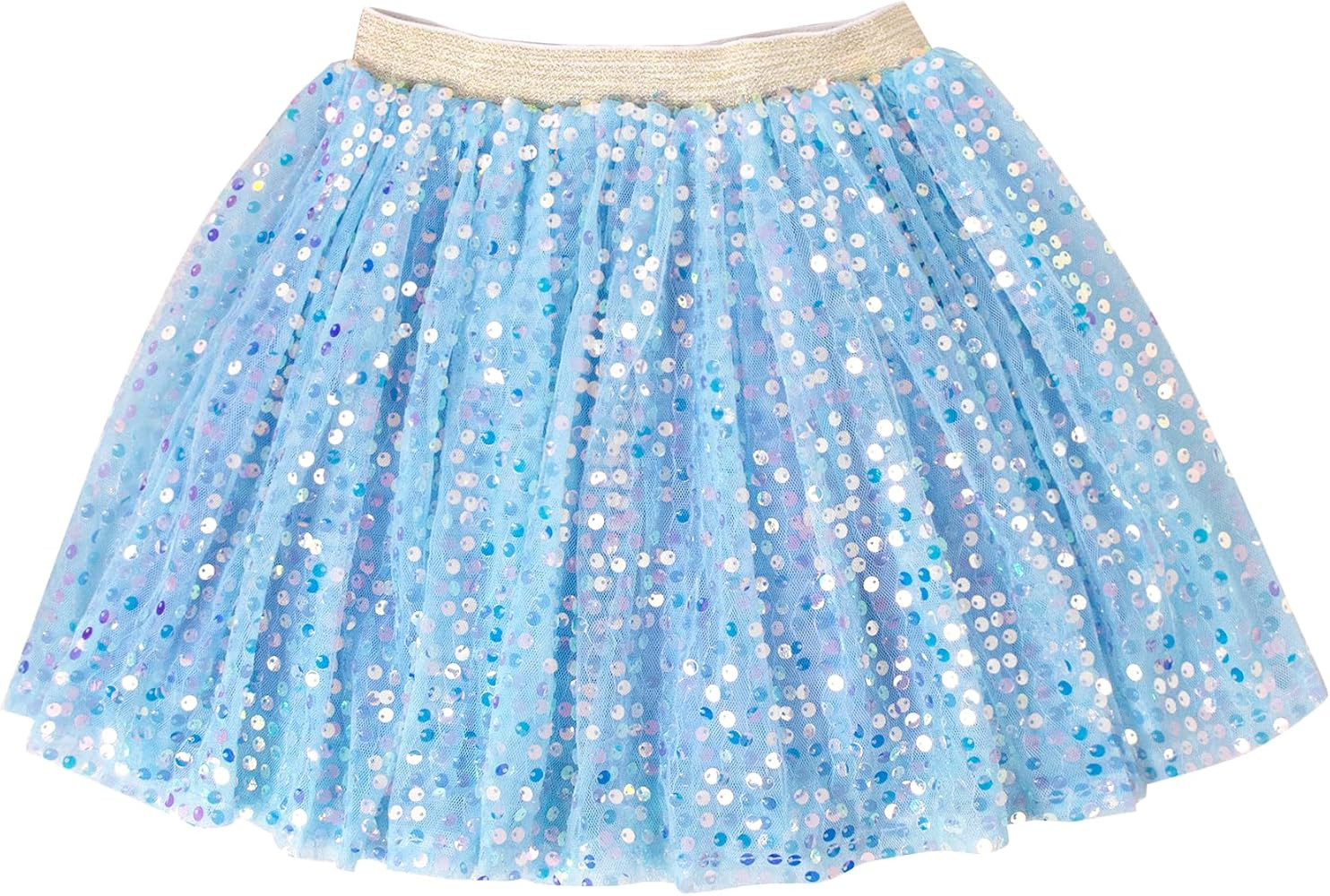 Magic Park 1-14Y Toddler Tulle Sequin Skirt Little Girl Tutu Skirts Birthday Holiday Party Girls ... | Amazon (US)
